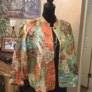 Chico’s Appliqué Jacket